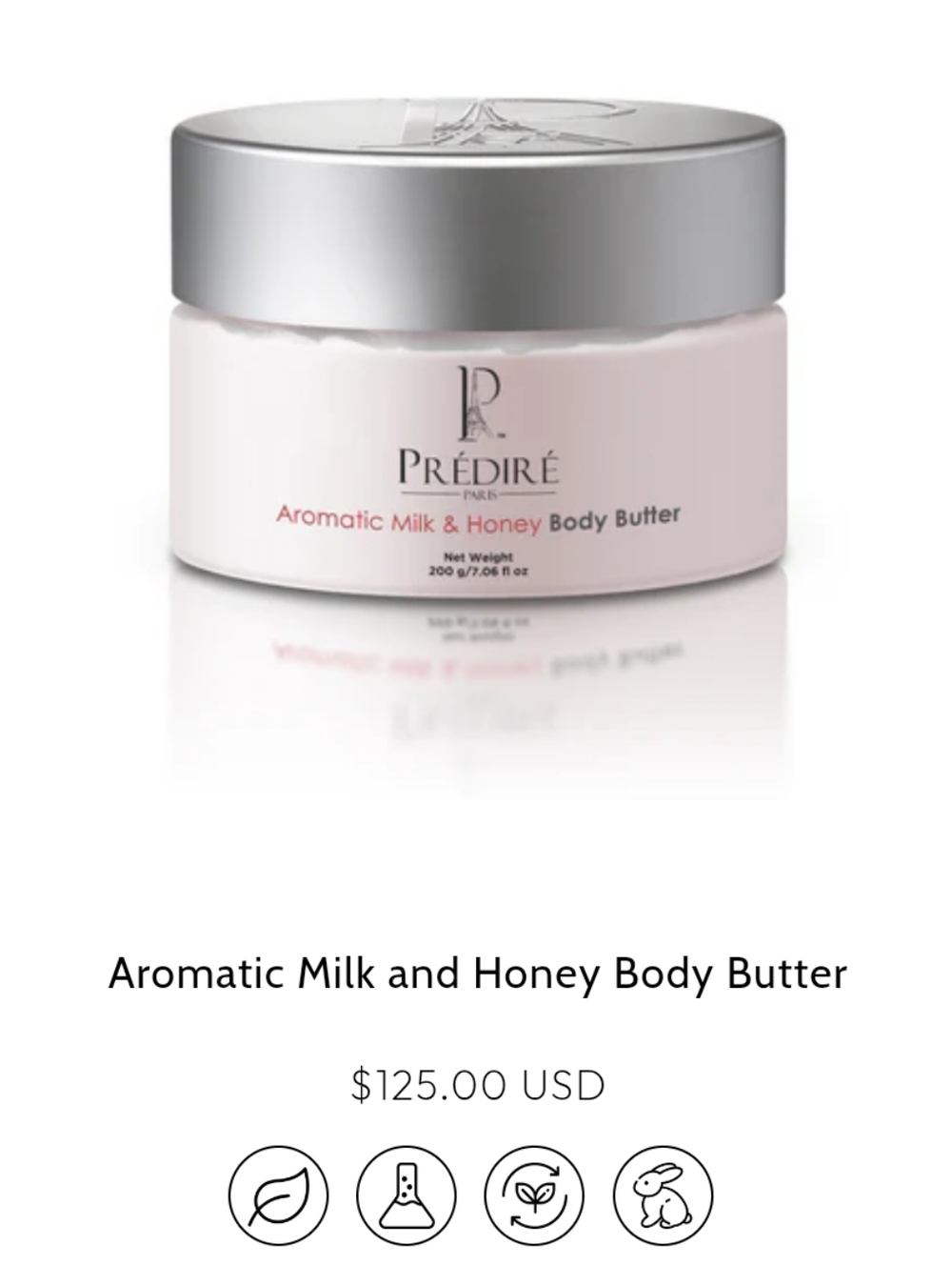 NEW Predire Paris Aromatic Milk and Honey Body Butter ⭐⭐⭐⭐⭐ Reviews